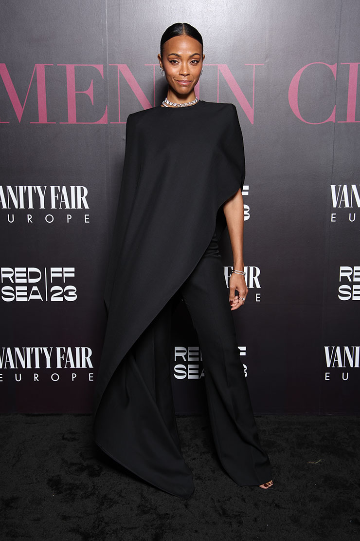 Zoe Saldana Wore Alexandre Vauthier To The Women In Cinema Gala